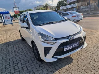 White Toyota Agya 1.0 with 140000km available now!