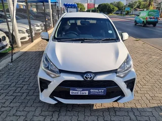 White Toyota Agya 1.0 with 140000km available now!