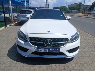 White Mercedes-Benz C 200 BE AMG with 115000km available now!