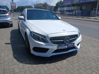 White Mercedes-Benz C 200 BE AMG with 115000km available now!
