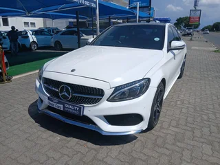 White Mercedes-Benz C 200 BE AMG with 115000km available now!