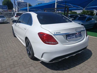 White Mercedes-Benz C 200 BE AMG with 115000km available now!