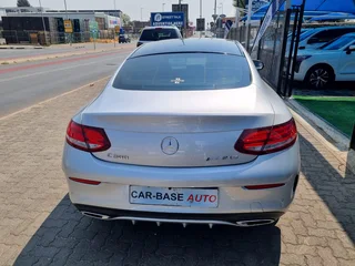 Silver Mercedes-Benz C 300 Coupe AMG 7G-Tronic with 80000km available now!