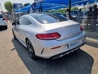 Silver Mercedes-Benz C 300 Coupe AMG 7G-Tronic with 80000km available now!