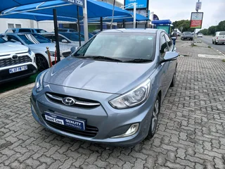 Grey Hyundai Accent 1.6 Glide AT with 98000km available now!