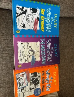 Diary of a Wimpy kid books, R150 each, negotiable, like brand new,excellent condition,