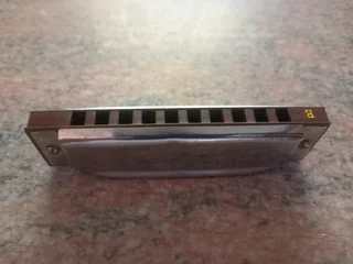 Harmonica and headphones