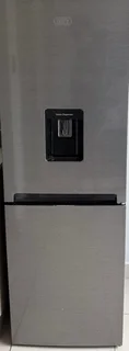 A grey defy fridge
