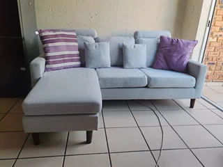 3-seater L-shaped couch R3000