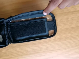 Bicycle phone pouch