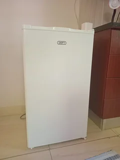 White DEFY bar fridge