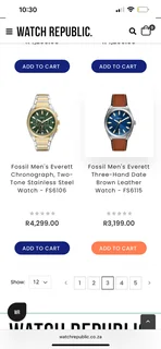 Fossil watch