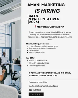 Sales Representatives Job