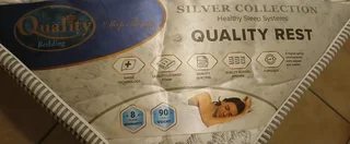 Single Pillow top bed-Mattress &amp; base