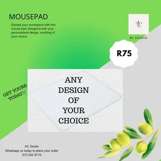 Personalised mouse pad