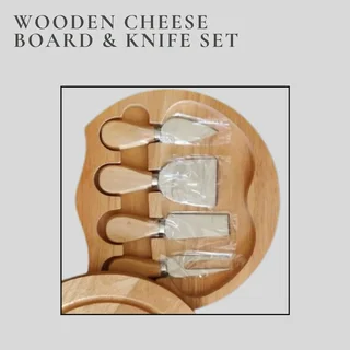 Serving Cheese Board & Cheese Knife Tool Set
