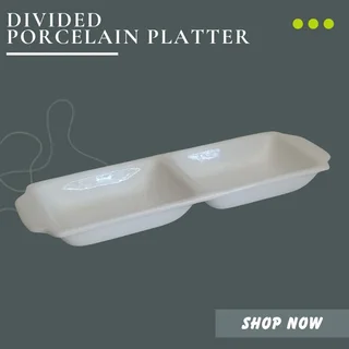 Porcelain Divided Platter