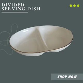 Royal Worcester Classic Platinum Divided Serving Dish