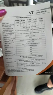 Camera studio lights