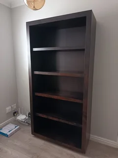 Solid wood book case