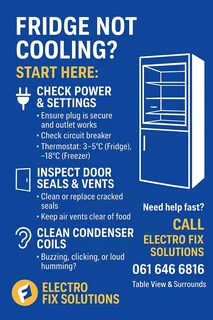 Appliance Repairs – Table View &amp; Surrounding Areas,fridge regas, insurance claims