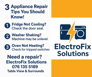 Appliance Repairs – Table View &amp; Surrounding Areas, Fridge regas, insurance claims