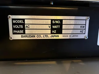 Barudan Embroidery Machine – Excellent Condition – R35,000