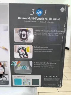 Mastela 3 in 1 Deluxe Multifunctional bassinet