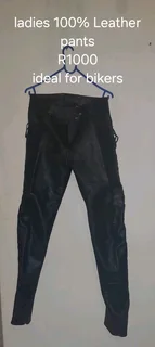 Original leather jacket and pants