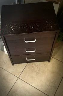 3-drawer side table For sale