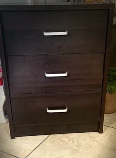 3-drawer side table For sale