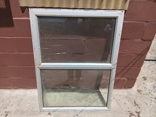 900 x 900 aluminum window silver