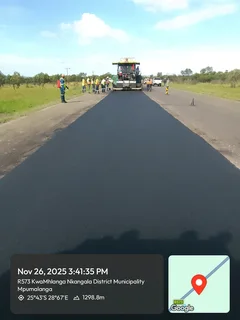 We do road Tar, paving, landscaping, plant hire, house renovation, parking lines  0772765151