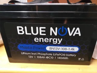Lithium Iron Batteries 13V Blue Nova  (x2 available)