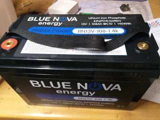 Lithium Iron Batteries 13V Blue Nova  (x2 available)
