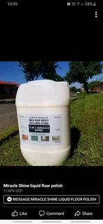 3 in 1 Miracle Shine liquid Floor Polish(DryShine//StepOne) Best liquid floor polish for all floors.