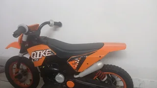 Electronic bike black and organ