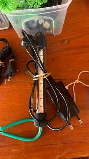 A fish tank with pump