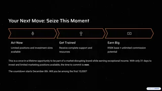 Looking for 1. Digital marketing agents 2. Promoters 3. Sales agents 4. Financial advisors