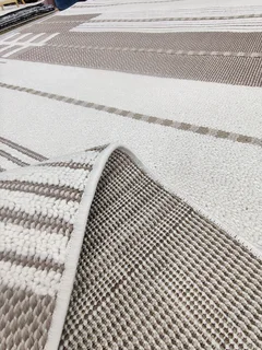 Turkish machine made carpet antique outdoor