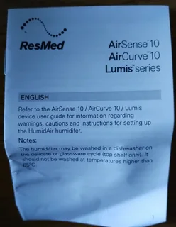 ResMed AirSense 10 APAP with humidifier