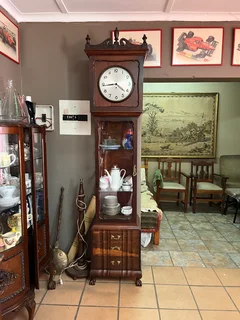 antique wooden clock