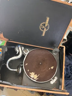 antique record player