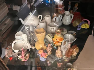 cupboard and antique collectables