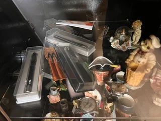 cupboard and antique collectables