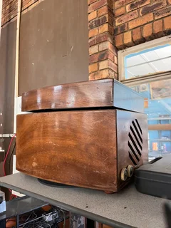 Antique record player