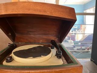 Antique record player