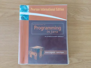 Introduction to Programming in Java Robert Sedgewick, Kevin Wayne