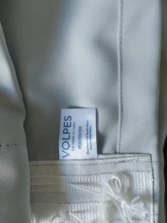 2 x Volpes Light Grey/Silver Blockout Curtains (Excellent Condition)