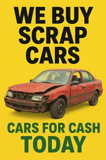 I buy scrap and unwanted cars
